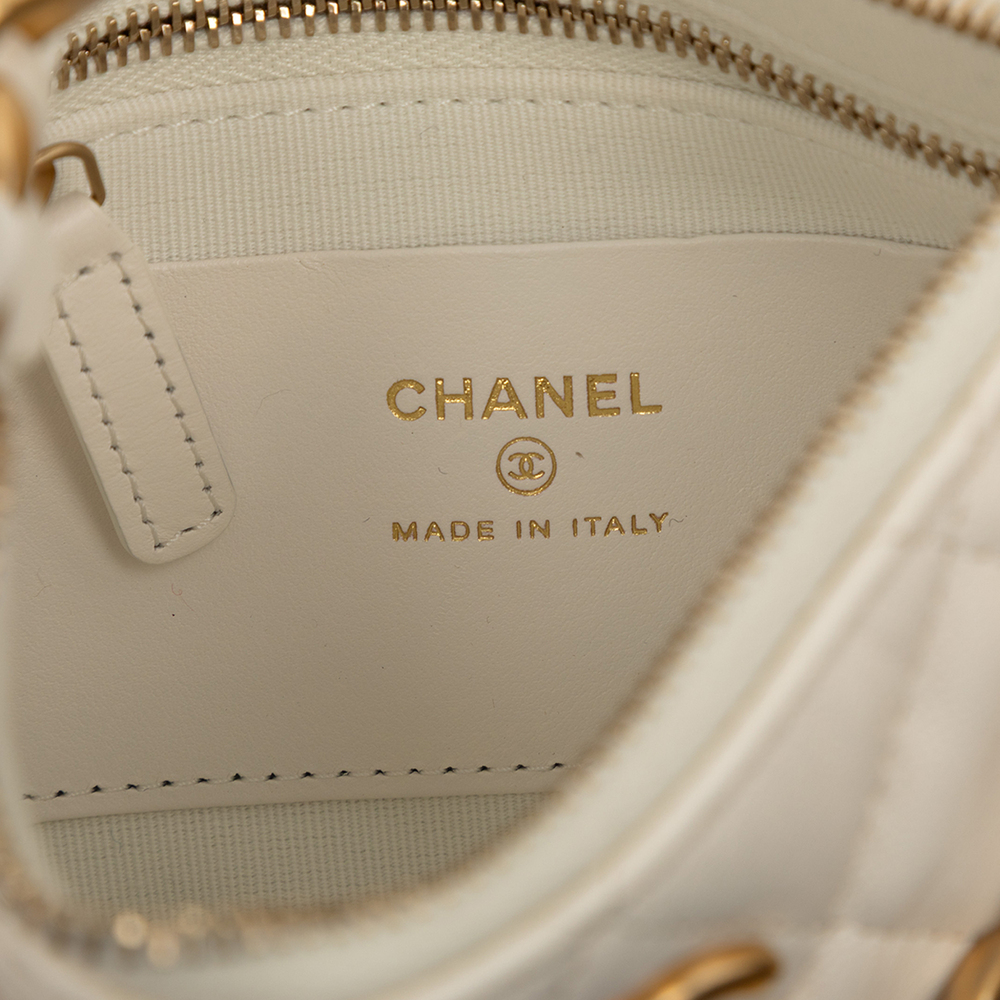 Pre-Loved Chanel CC Quilted Lambskin Trendy Chain Around Hobo - Picture 5 of 8